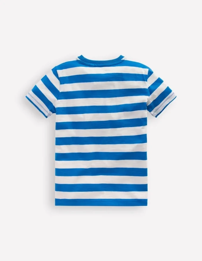 Everyday Short Sleeve T-Shirt Kingfisher Blue/ Soft Ivory
