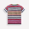 Everyday Short Sleeve T-Shirt Navy, Red and Blue Multistripe