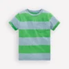 Everyday Short Sleeve T-Shirt Parakeet Green/Vintage Blue