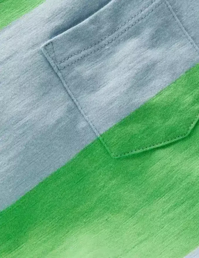 Everyday Short Sleeve T-Shirt Parakeet Green/Vintage Blue