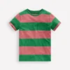Everyday Short Sleeve T-Shirt Shamrock Green/Chintz Pink