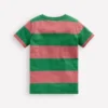 Everyday Short Sleeve T-Shirt Shamrock Green/Chintz Pink