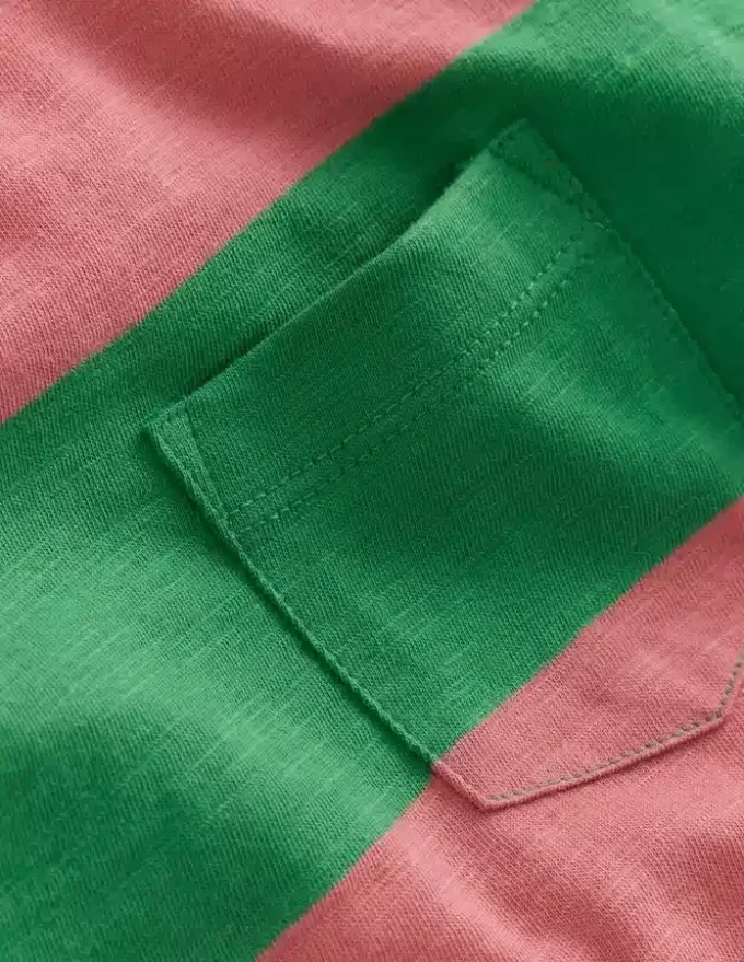 Everyday Short Sleeve T-Shirt Shamrock Green/Chintz Pink