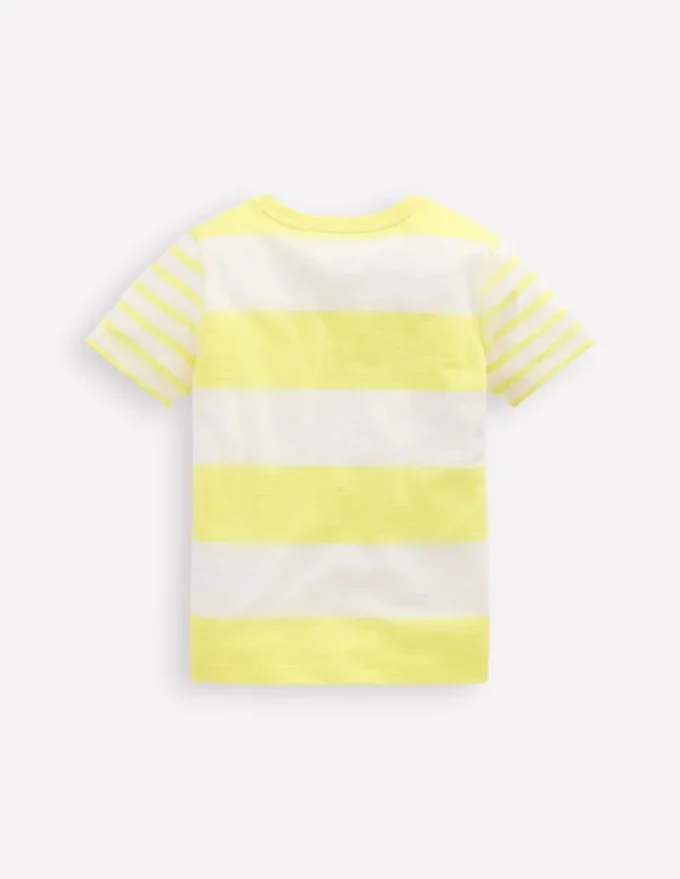 Everyday Short Sleeve T-Shirt Yellow Hotch sleeve