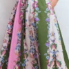 Fit and Flare Midi Dress Orchid Canopy Stripe Fit and Flare Midi Dress Orchid Canopy Stripe
