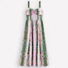 Fit and Flare Midi Dress Orchid Canopy Stripe Fit and Flare Midi Dress Orchid Canopy Stripe