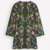 Flared Sleeve Shift Dress Multi, Orchid Canopy