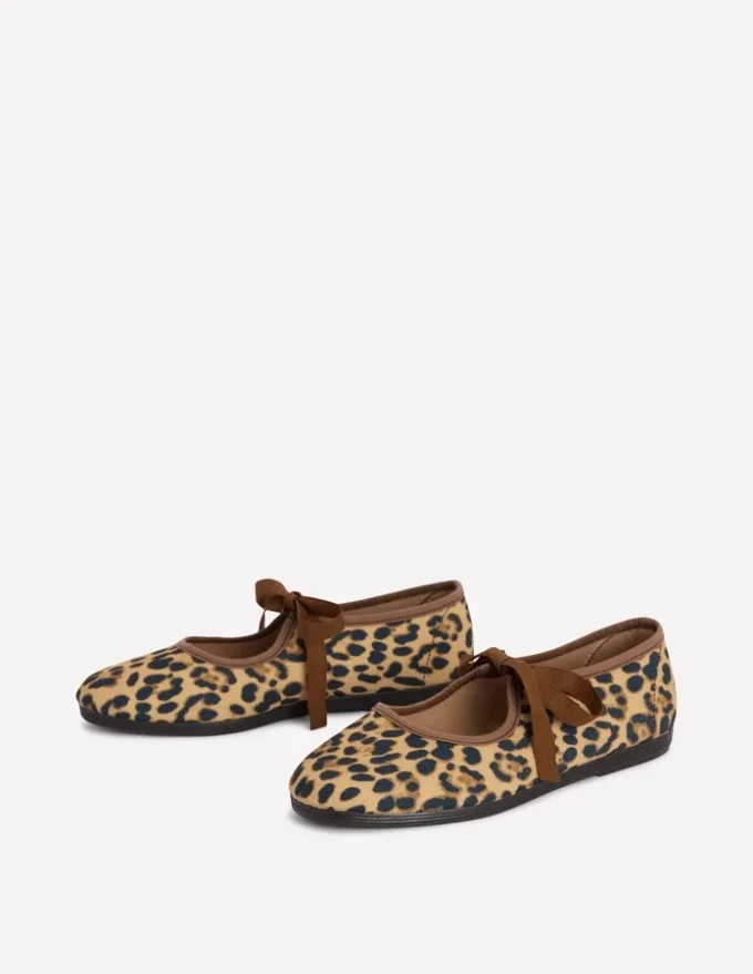 Flexi Tie Mary Jane Leopard Flexi Tie Mary Jane Leopard