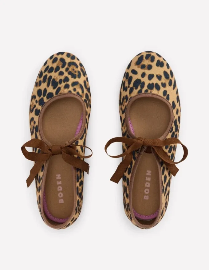 Flexi Tie Mary Jane Leopard Flexi Tie Mary Jane Leopard