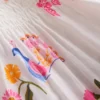 Floaty Shirred Dress Ivory Jungle Animals Floaty Shirred Dress Ivory Jungle Animals