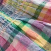 Floaty Shirred Dress Madras Check Floaty Shirred Dress Madras Check