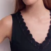 Flora Lace Trim Supersoft Tank Navy Blazer Flora Lace Trim Supersoft Tank Navy Blazer