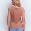 Flora Lace Trim Supersoft Tank Vintage Rose Flora Lace Trim Supersoft Tank Vintage Rose