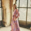 Florence Linen Blend Dress Multi Enchanting Bouquet Florence Linen Blend Dress Multi Enchanting Bouquet