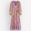 Florence Linen Blend Dress Multi Enchanting Bouquet Florence Linen Blend Dress Multi Enchanting Bouquet