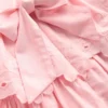 Flower Hem Occasion Dress Pink Flower Hem Occasion Dress Pink