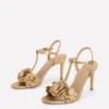 Flower Sandals Gold Flower Sandals Gold
