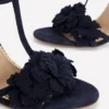 Flower Sandals Navy Flower Sandals Navy