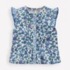 Flutter Button-through Top Hotchpotch Floral