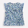 Flutter Button-through Top Hotchpotch Floral