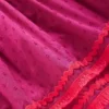 Flutter Sleeve Ric Rac Dress Bright Pink