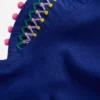 Flutter Sleeve Trim Top Starboard Blue