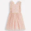 Flutter Strap Back Dress Soft Ivory Rosa Flutter Strap Back Dress Soft Ivory Rosa