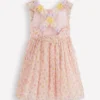 Flutter Strap Back Dress Soft Ivory Rosa Flutter Strap Back Dress Soft Ivory Rosa