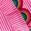 Flutter Trim Swimsuit Ticking Stripe Rainbow Flutter Trim Swimsuit Ticking Stripe Rainbow