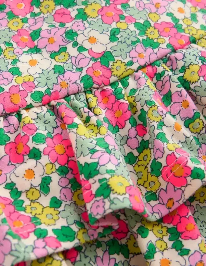 Frill Jersey Skort Multi Summer Flowerbed Frill Jersey Skort Multi Summer Flowerbed