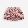 Frill Jersey Skort Pink Leopard