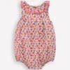 Frill Neck Bubble Romper Pink Ditsy Floral Frill Neck Bubble Romper Pink Ditsy Floral