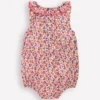 Frill Neck Bubble Romper Pink Ditsy Floral Frill Neck Bubble Romper Pink Ditsy Floral
