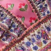 Frill Peplum Swimsuit Pink Multi Woodblock Frill Peplum Swimsuit Pink Multi Woodblock