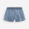 Frill Waist Shorts Light Wash Denim Frill Waist Shorts Light Wash Denim