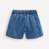 Frill Waist Shorts Mid Vintage Denim Frill Waist Shorts Mid Vintage Denim