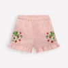Frill Woven Shorts Lotus Strawberry Frill Woven Shorts Lotus Strawberry