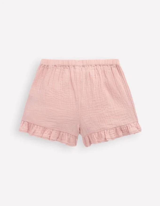 Frill Woven Shorts Lotus Strawberry Frill Woven Shorts Lotus Strawberry