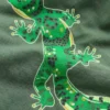 Front and Back Glow T-shirt Bottle Green, Lizard X-Rray Front and Back Glow T-shirt Bottle Green, Lizard X-Rray