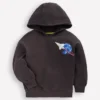 Front and Back Hoodie Charcoal Space Front and Back Hoodie Charcoal Space