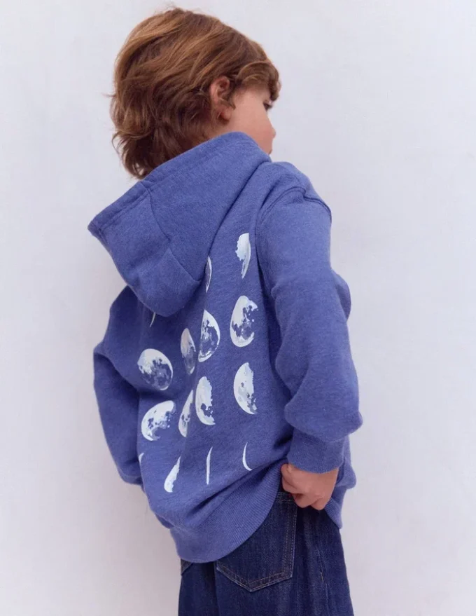 Front and Back Hoodie Moon Phases