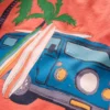 Front & Back Graphic T-shirt Burnt Sienna Camper Van
