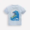 Front & Back Graphic T-shirt Niagra Mist Surfing Shark Front & Back Graphic T-shirt Niagra Mist Surfing Shark