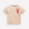 Front & Back Graphic T-shirt Oatmeal Crustaceans Front & Back Graphic T-shirt Oatmeal Crustaceans