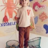 Front & Back Graphic T-shirt Oatmeal Crustaceans Front & Back Graphic T-shirt Oatmeal Crustaceans