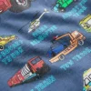 Front & Back Graphic T-shirt Vintage Indigo Truck Front & Back Graphic T-shirt Vintage Indigo Truck
