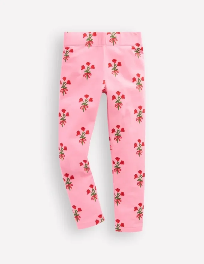 Fun Leggings Bubblegum Pink Posy