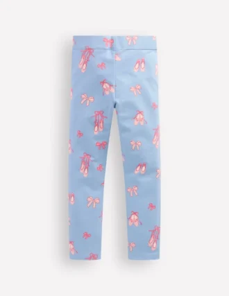 Fun Leggings Pale Blue Ballet Shoes