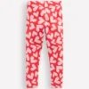 Fun Leggings Red Hearts