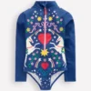 Fun Long-sleeved Swimsuit Sapphire Unicorn Placement Fun Long-sleeved Swimsuit Sapphire Unicorn Placement